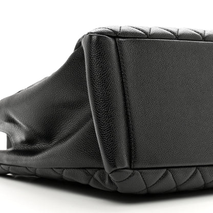 Chanel Caviar Quilted Grand Shopping Tote GST Black 9 of 10