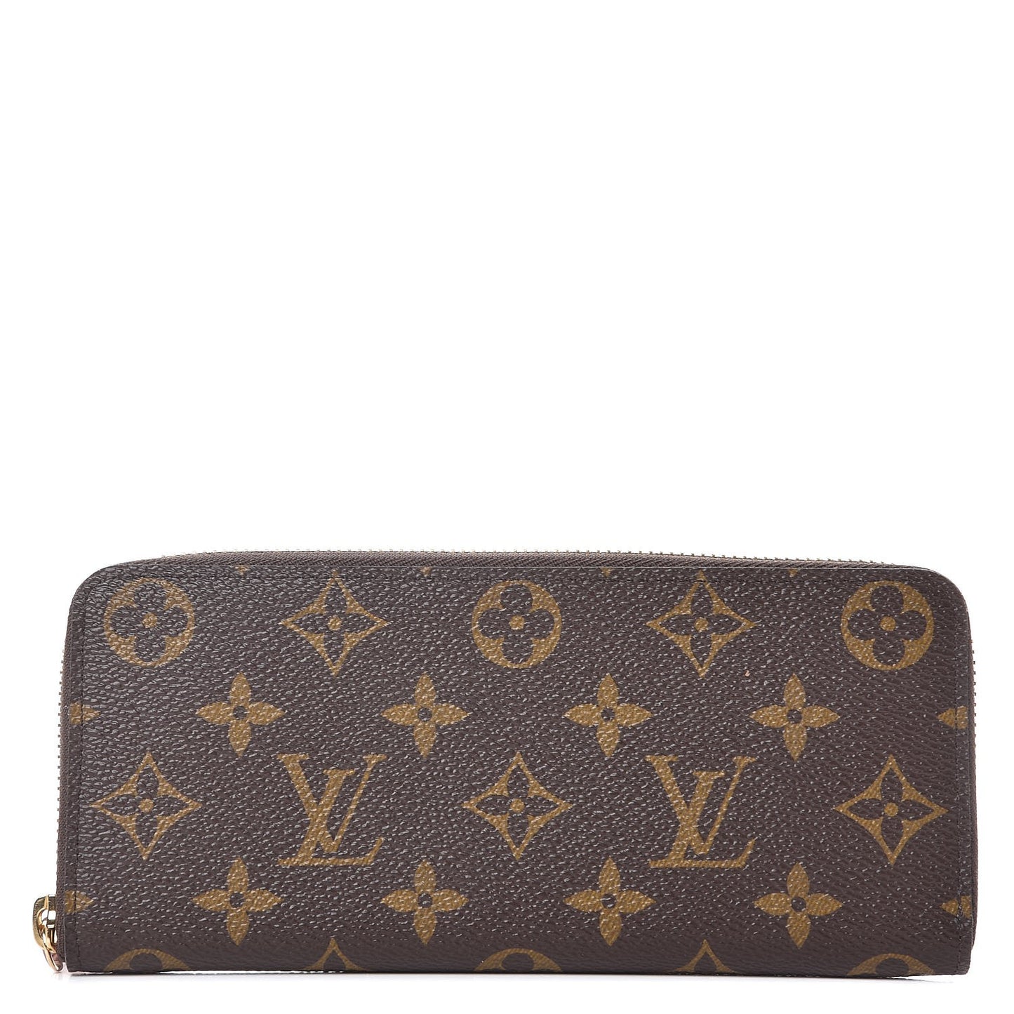 Monogram Clemence Wallet Rose Ballerine