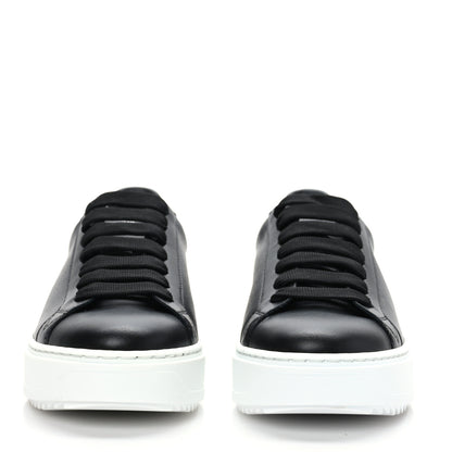 Louis Vuitton Calfskin Time Out Sneakers 38 Black 2 of 8