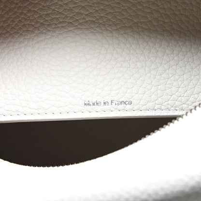 Delvaux Grained Bullskin Cool Box MM Satchel Ivory Black 6 of 9