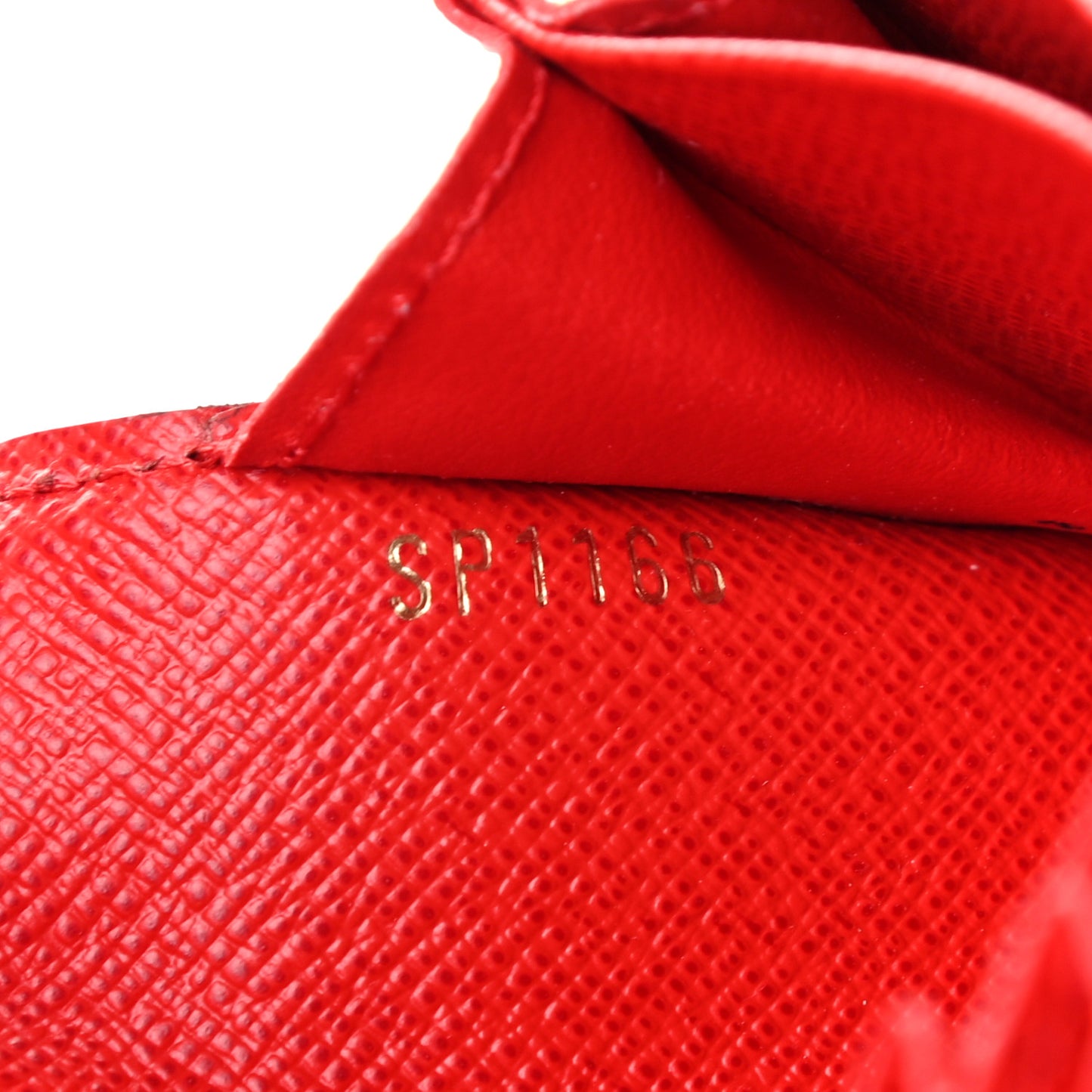 Monogram Sarah Multicartes Coquelicot