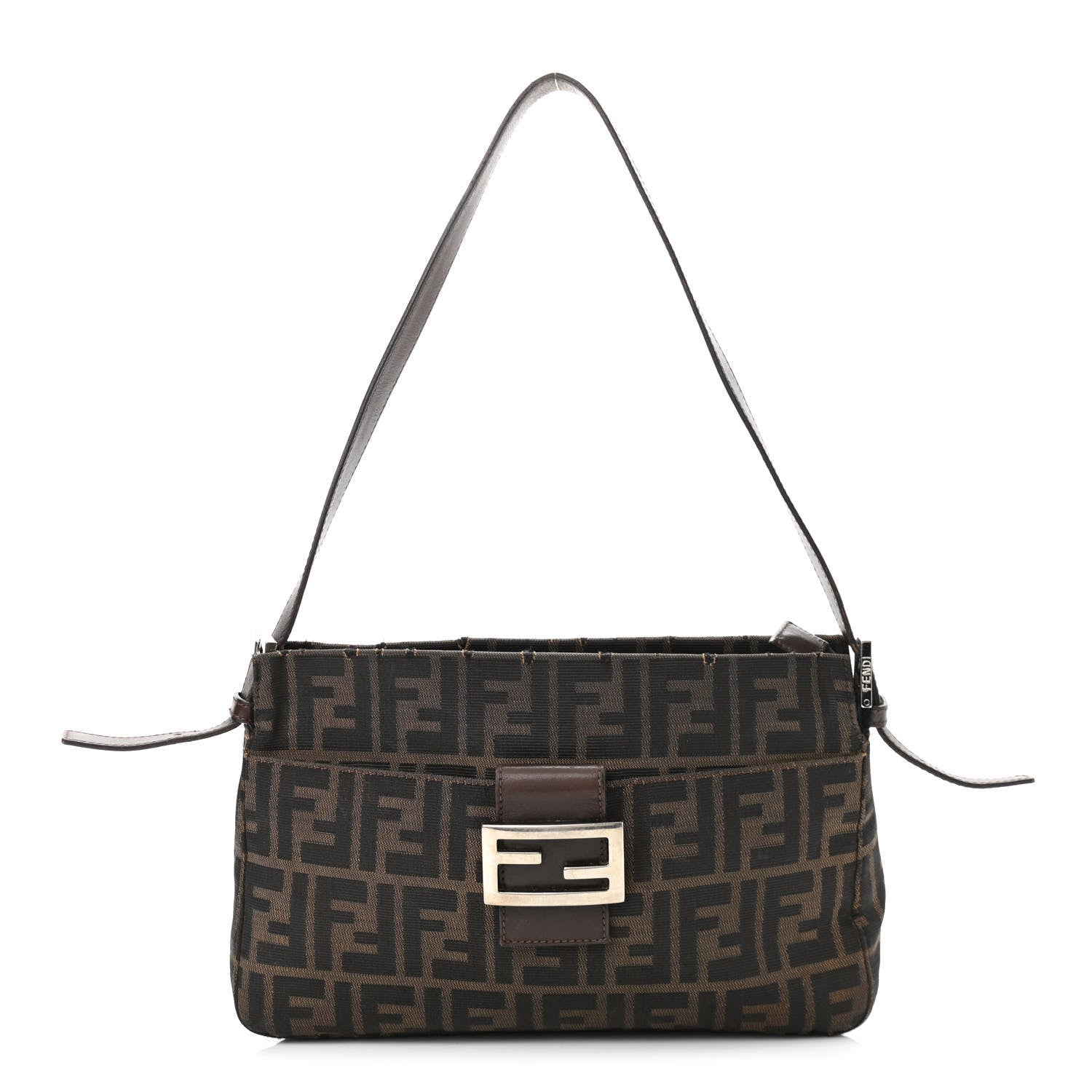 Fendi Zucca Shoulder Bag Tobacco 1 of 13