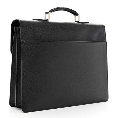 Louis Vuitton Taiga Moskova 2 Soufflots Briefcase Ardoise 3 of 10