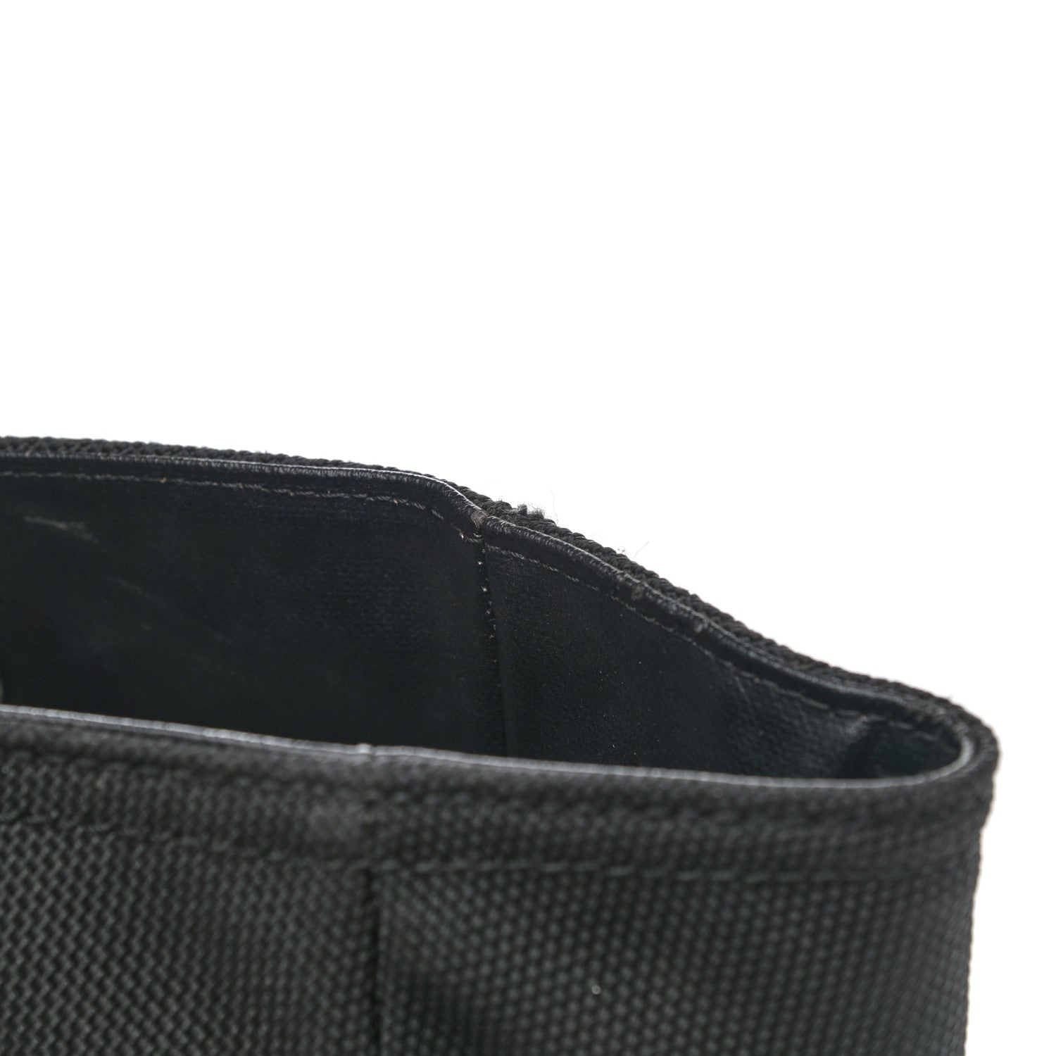 Chanel Coated Canvas Quilted Large Paris Biarritz Tote Black 12 of 15
