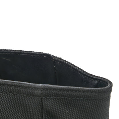 Chanel Coated Canvas Quilted Large Paris Biarritz Tote Black 12 of 15