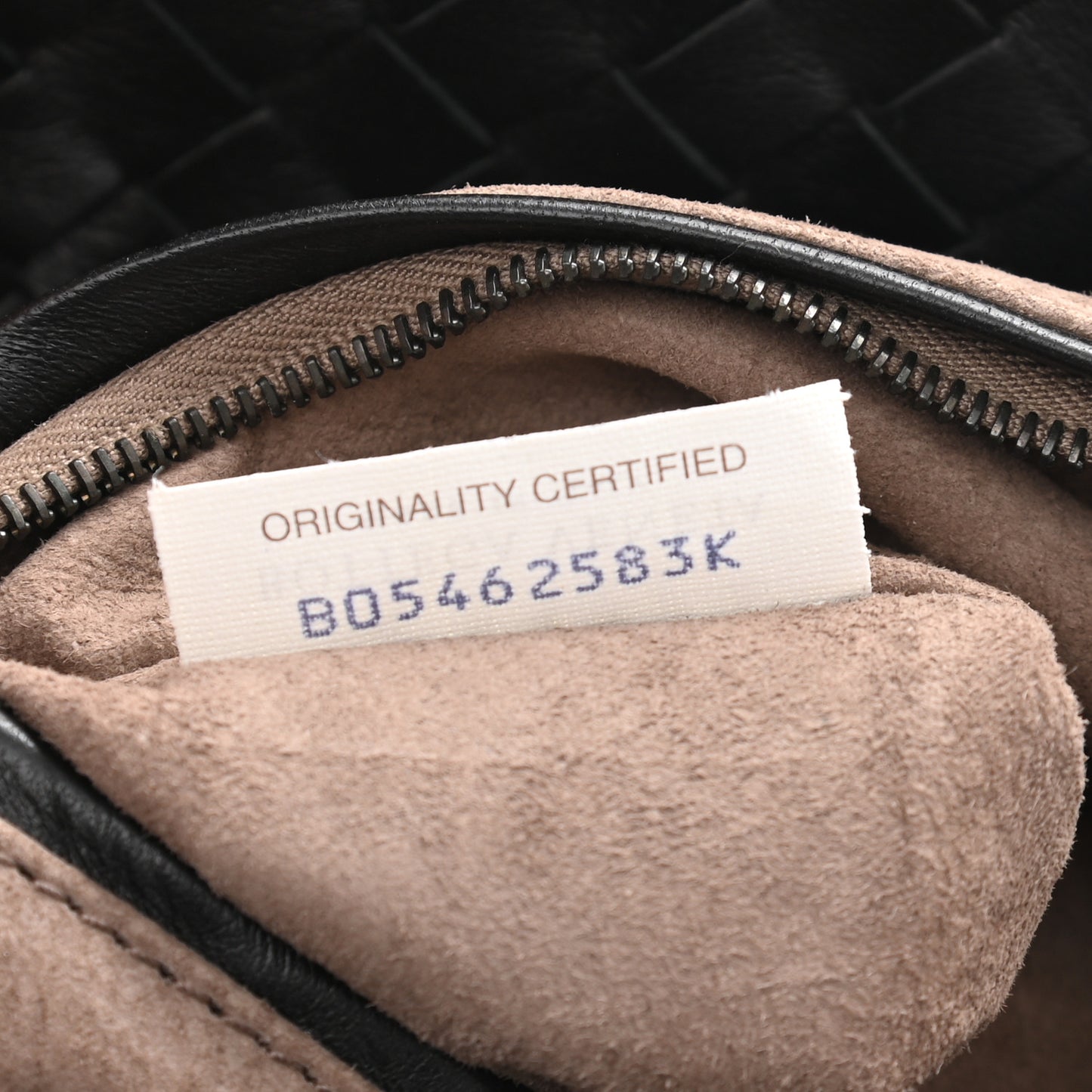 Nappa Intrecciato Brick Tote Black