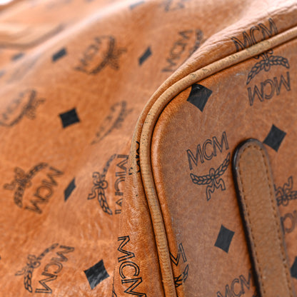 MCM Visetos Large Liz Reversible Shopper Tote Cognac 10 of 26