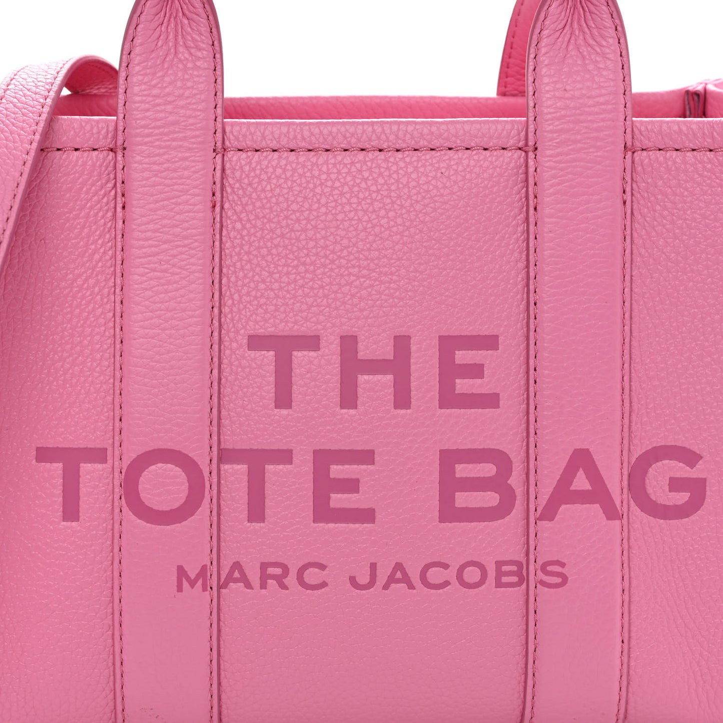 Grained Calfskin Small The Tote Bag Candy Pink