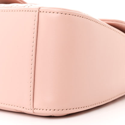 Gucci Calfskin Matelasse Monochrome GG Marmont Top Handle Shoulder Bag Perfect Pink 10 of 11