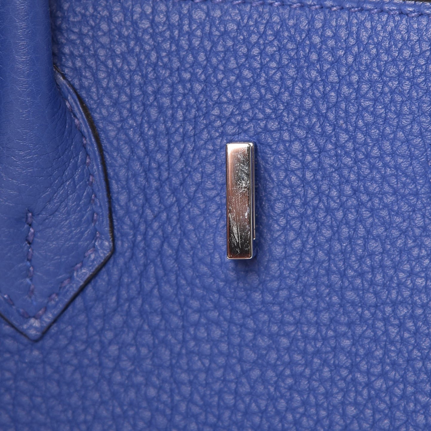 Togo Birkin 25 Bleu Electrique