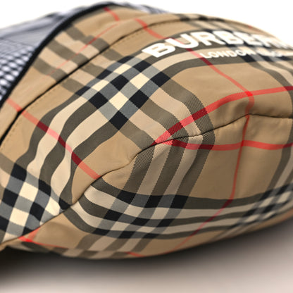 Burberry Nylon Rex Vintage Check Convertible Backpack Bum Bag Archive Beige Grey 8 of 10