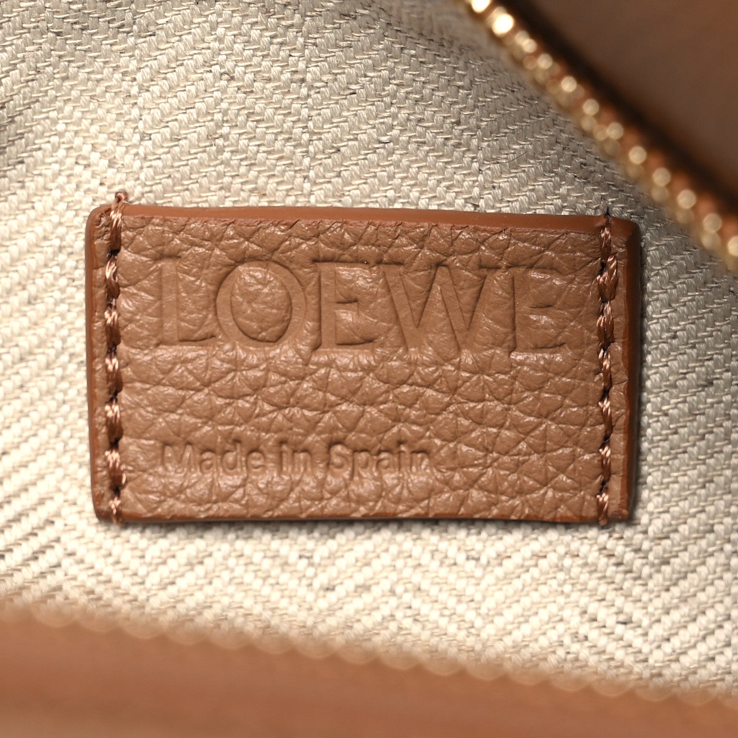 Loewe Calfskin Small Puzzle Edge Bag Toffee 6 of 12