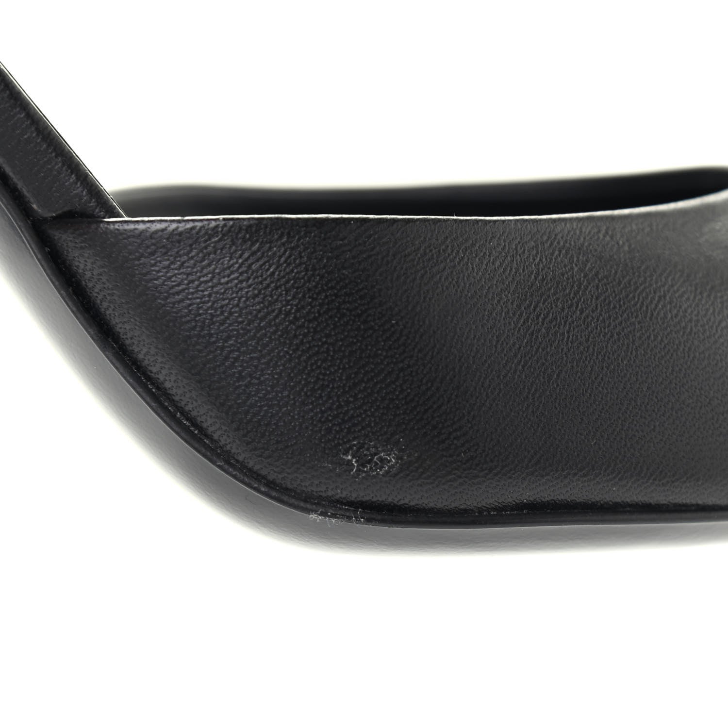 Chanel Lambskin Cap Toe d'Orsay Pumps 36.5 Black 11 of 12