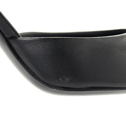 Chanel Lambskin Cap Toe d'Orsay Pumps 36.5 Black 11 of 12