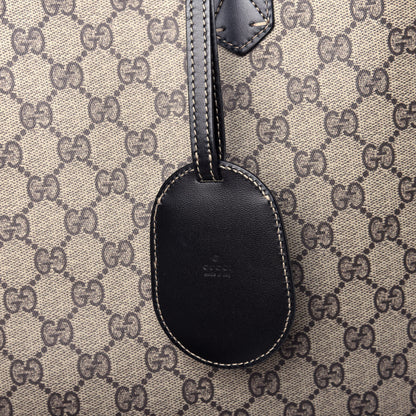 Gucci GG Supreme Monogram Large Reversible Tote Beige Black 17 of 17