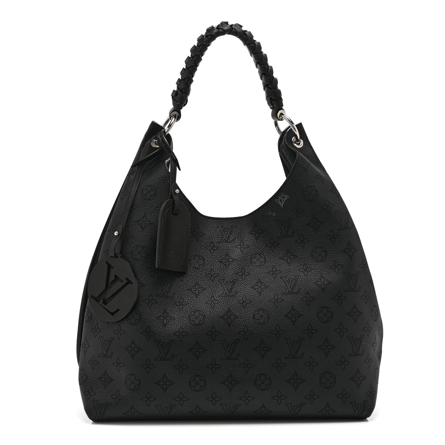 Louis Vuitton Mahina Carmel Hobo Black 1 of 9