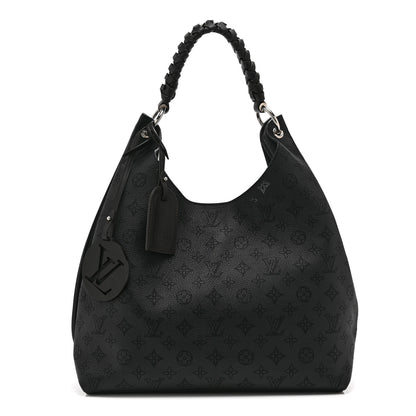 Louis Vuitton Mahina Carmel Hobo Black 1 of 9