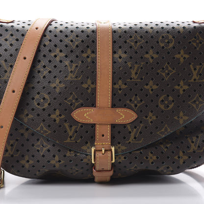 Louis Vuitton Monogram SC Flore Saumur Teal 9 of 15