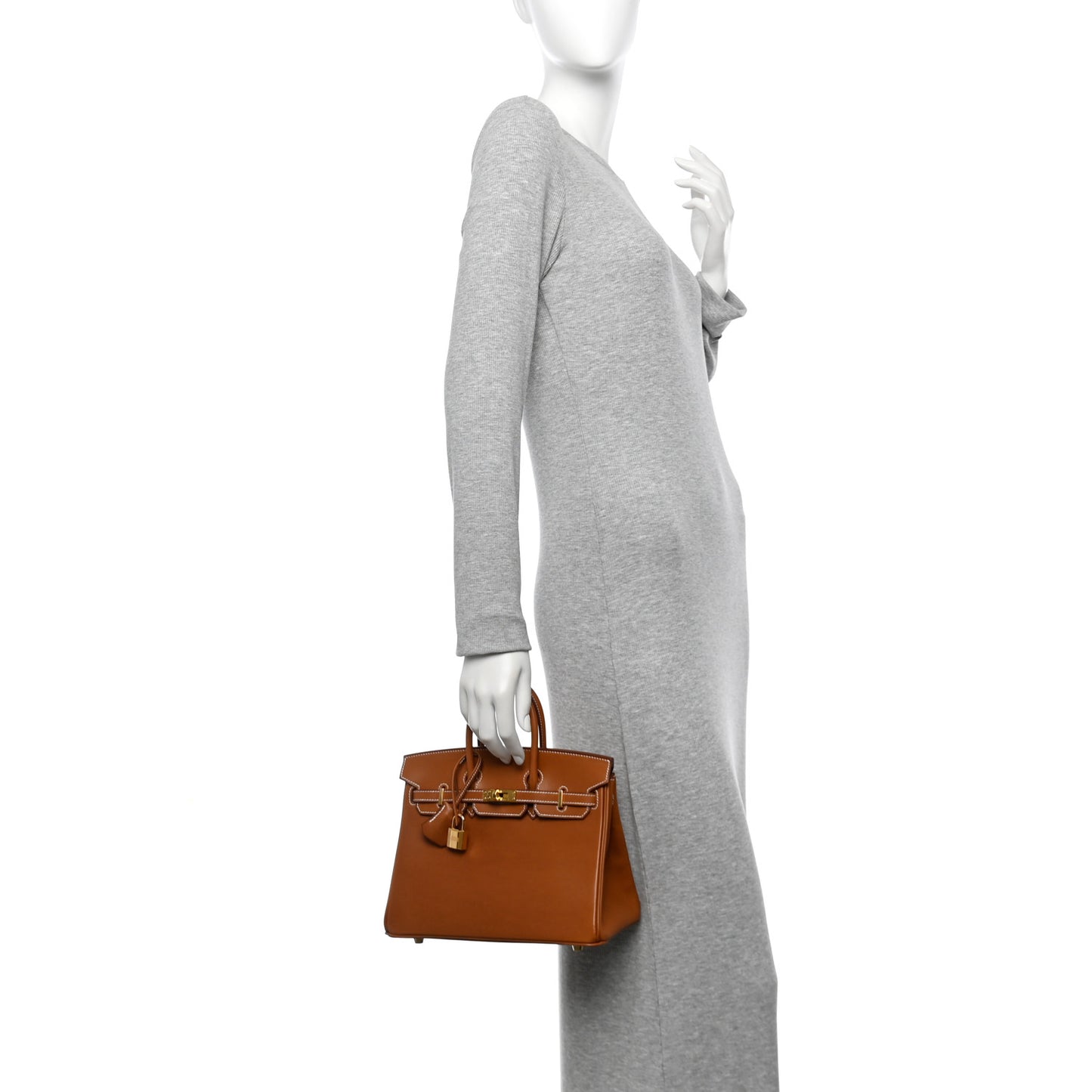 Natural Barenia Faubourg Birkin 25 Fauve