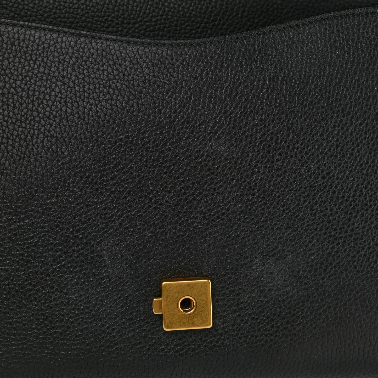 Calfskin Small GG Marmont Top Handle Bag Black