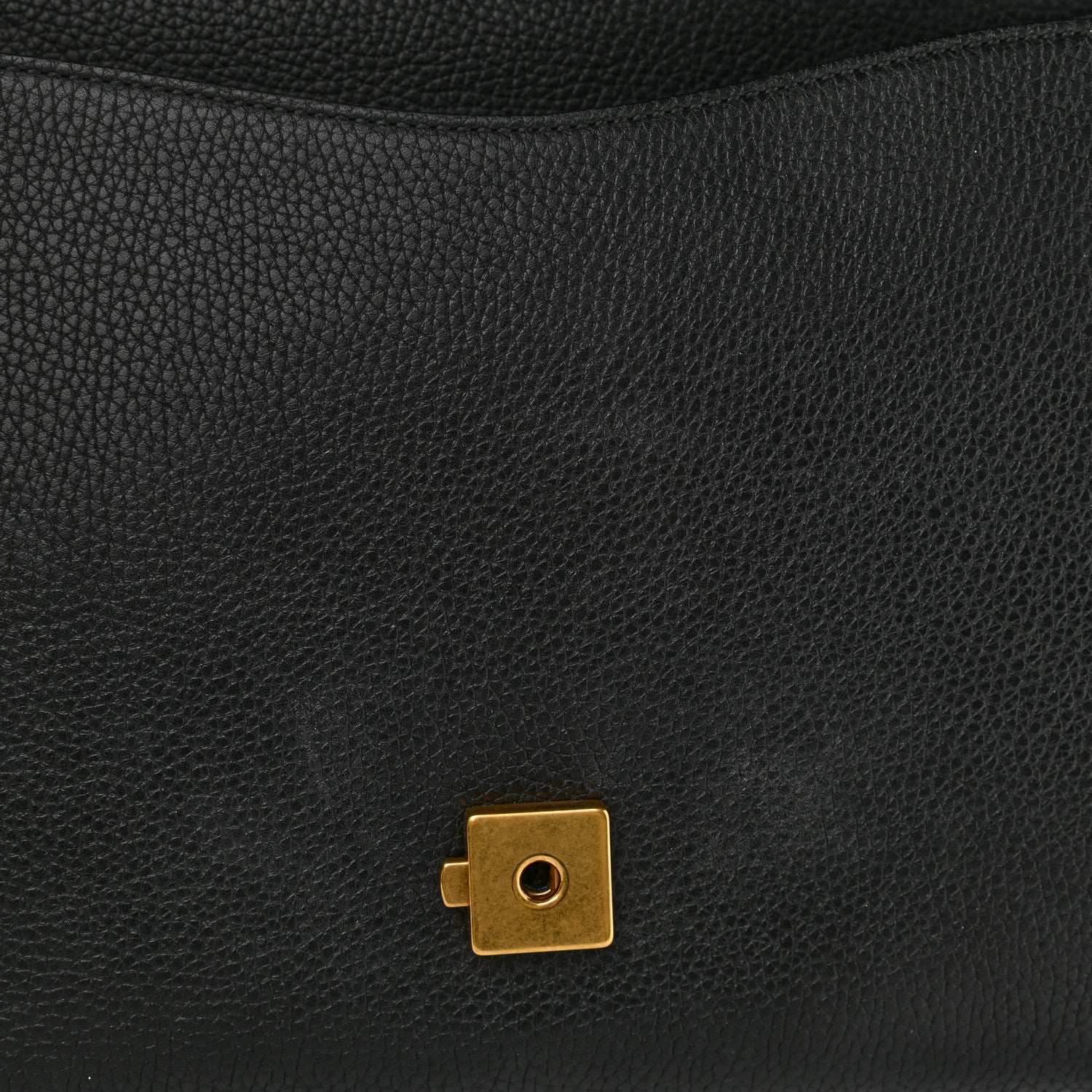 Gucci Calfskin Small GG Marmont Top Handle Bag Black 11 of 11