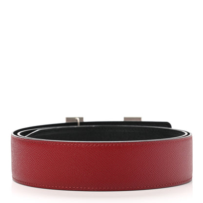 Hermes Epsom 42mm Constance 2 H Belt 100 Rouge Grenat Black 2 of 7
