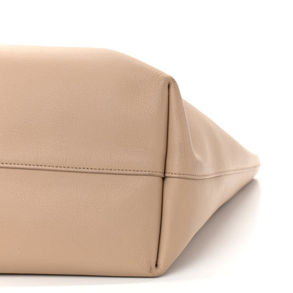 Saint Laurent Calfskin Large Shopping Tote Dark Beige 11 of 17