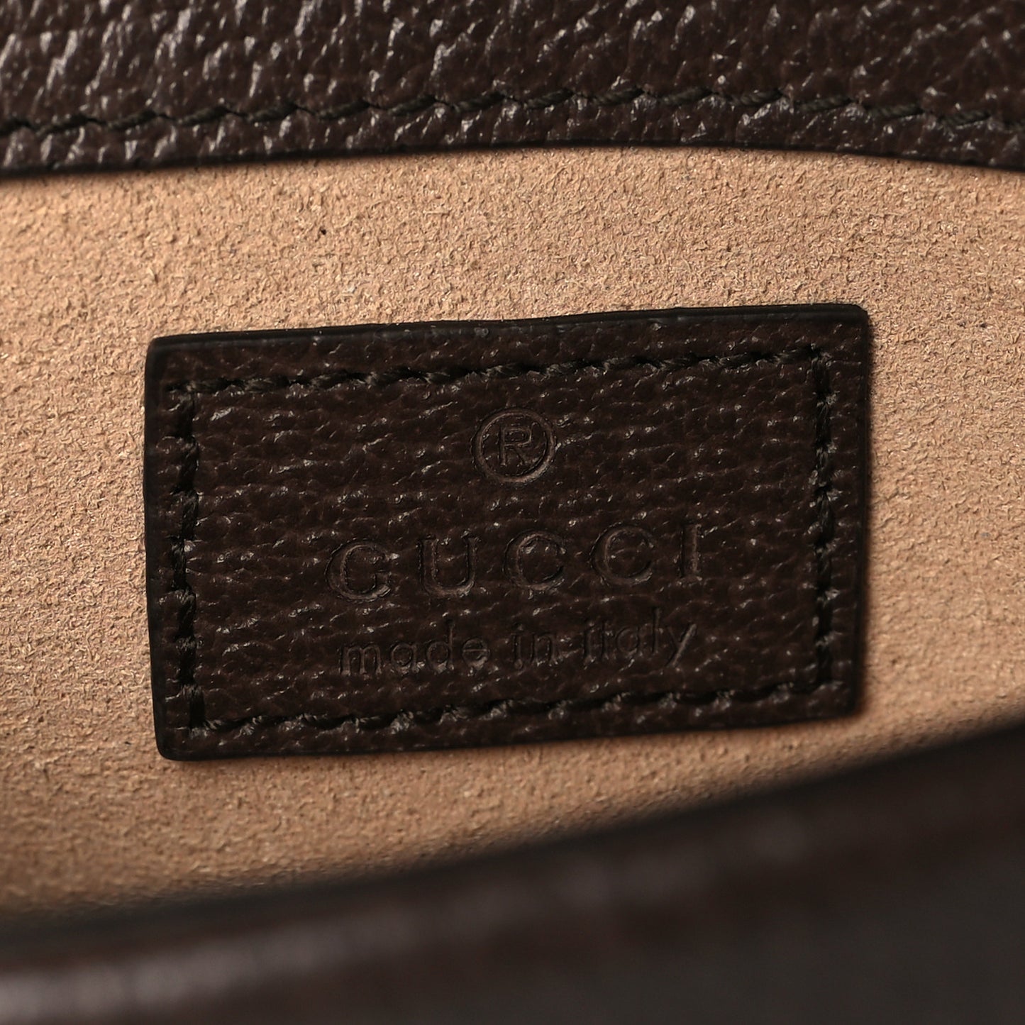 Monogram Jumbo GG Textured Dollar Calfskin Super Mini Dionysus Shoulder Bag Camel Ebony New Acero