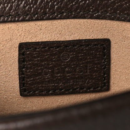 Gucci Monogram Jumbo GG Textured Dollar Calfskin Super Mini Dionysus Shoulder Bag Camel Ebony New Acero 6 of 10