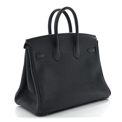 Hermes Togo Birkin 25 Gris Misty 3 of 10