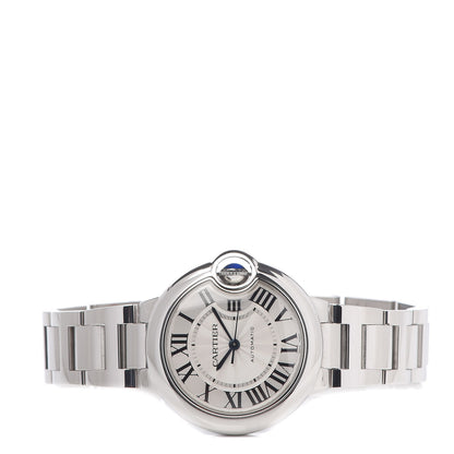 Cartier Stainless Steel 33mm Ballon Bleu De Automatic Watch 3 of 7