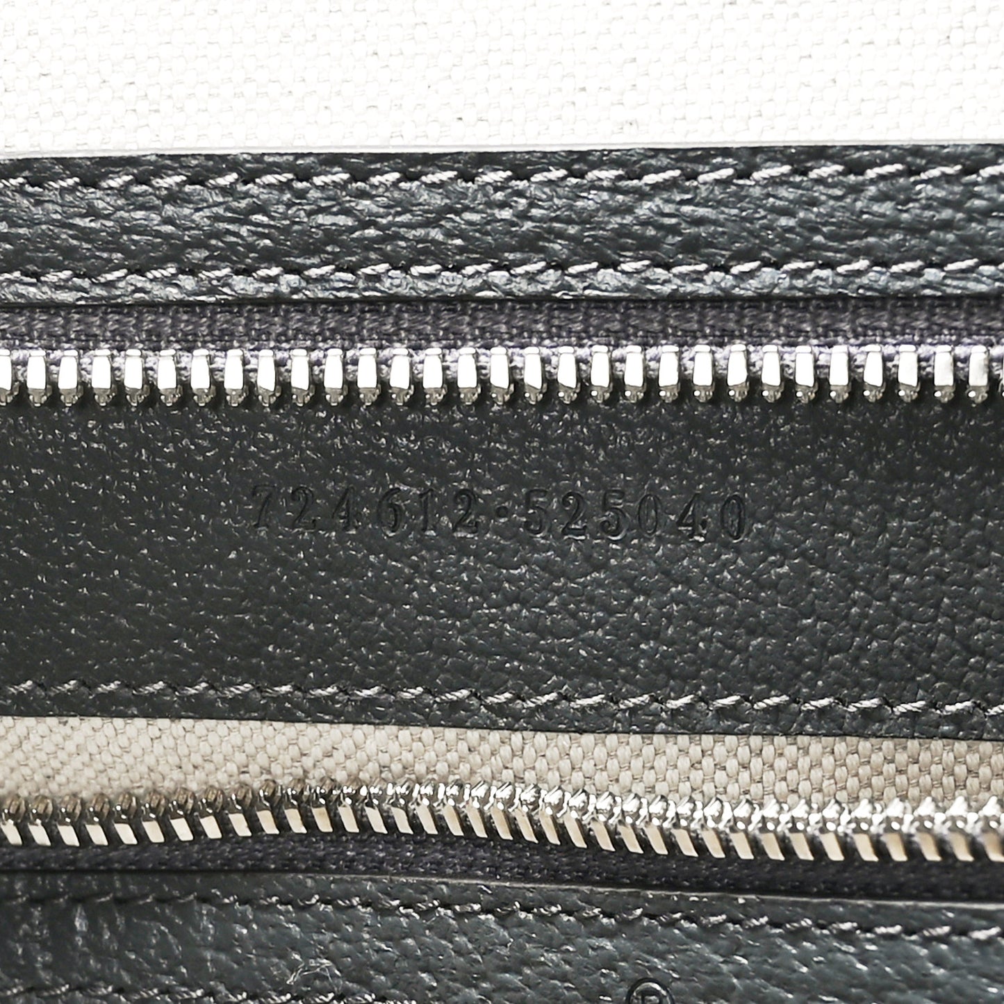 GG Supreme Monogram Textured Dollar Calfskin Large Savoy Duffle Bag Grey Black Graphite Grey
