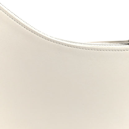 The Row Smooth Calfskin Half Moon Shoulder Bag New Ivory 7 of 10