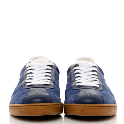 Louis Vuitton Suede Mens Sneakers 9 Blue White 2 of 11