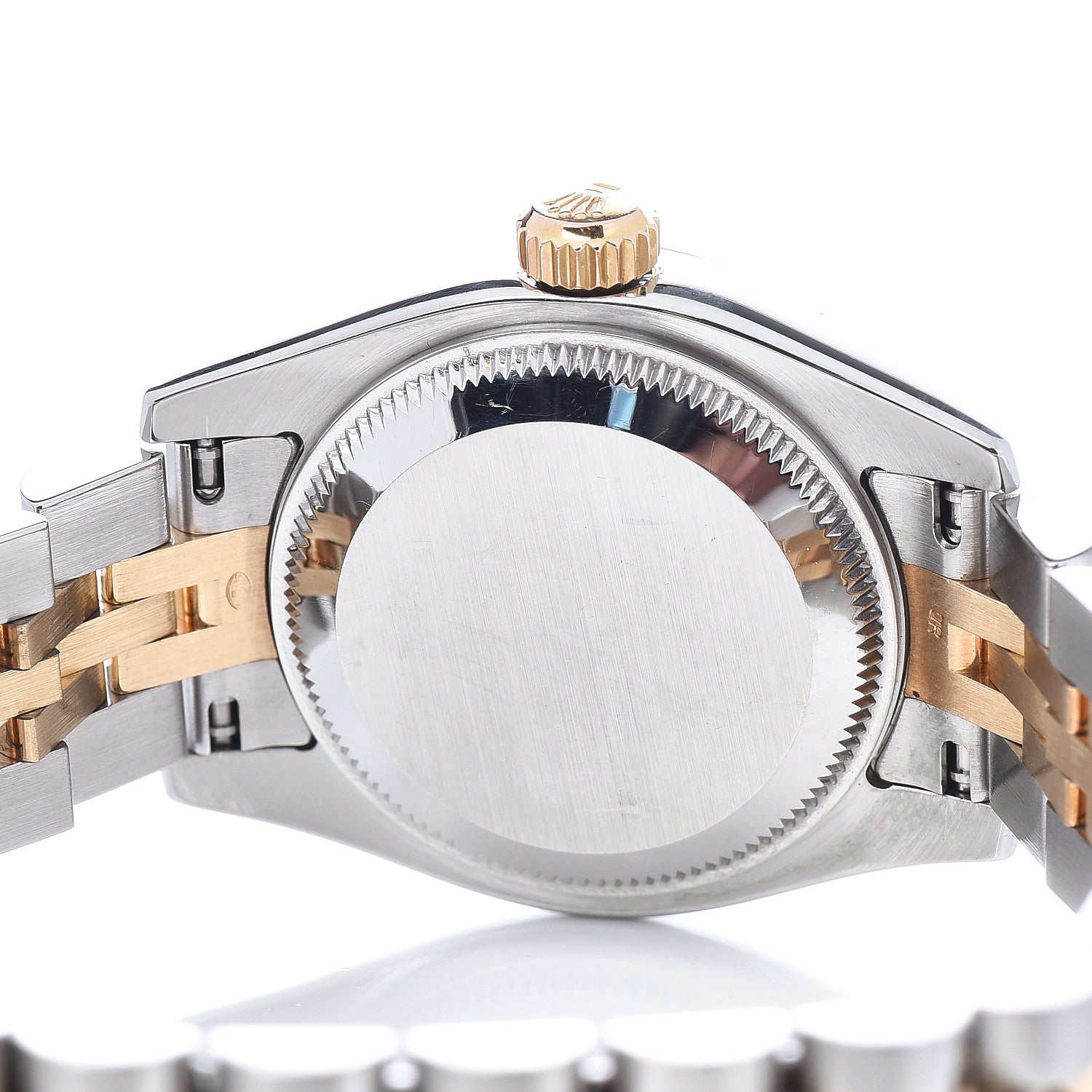 Rolex Stainless Steel 18K Yellow Gold Diamond 26mm Oyster Perpetual Datejust Watch Champagne Jubilee 179173 5 of 6