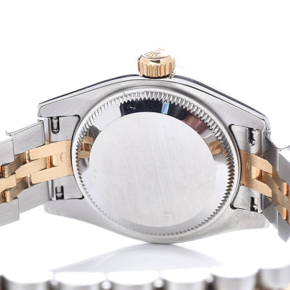 Rolex Stainless Steel 18K Yellow Gold Diamond 26mm Oyster Perpetual Datejust Watch Champagne Jubilee 179173 5 of 6