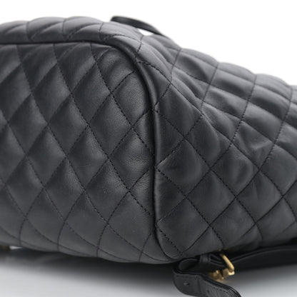 Chanel Lambskin Quilted Large Urban Spirit Backpack Black 10 of 11