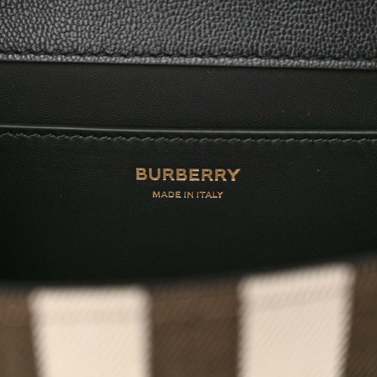 Derby Calfskin House Check Mackford Crossbody Bag Black