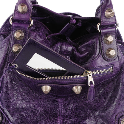 Balenciaga Agneau Giant 21 Silver Hardware Pompon Raisin 15 of 15