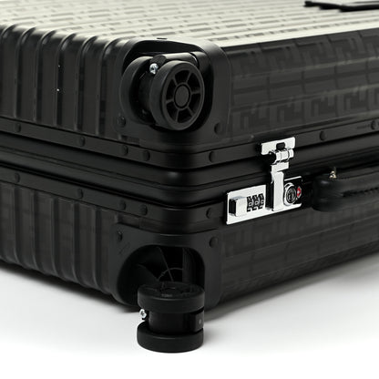 Fendi X RIMOWA Aluminum FF Print Roll Away Carry On Luggage Black 9 of 24