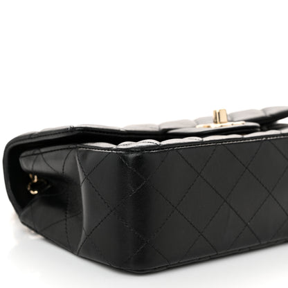 Chanel Lambskin Quilted Mini Rectangular Flap Black 9 of 11
