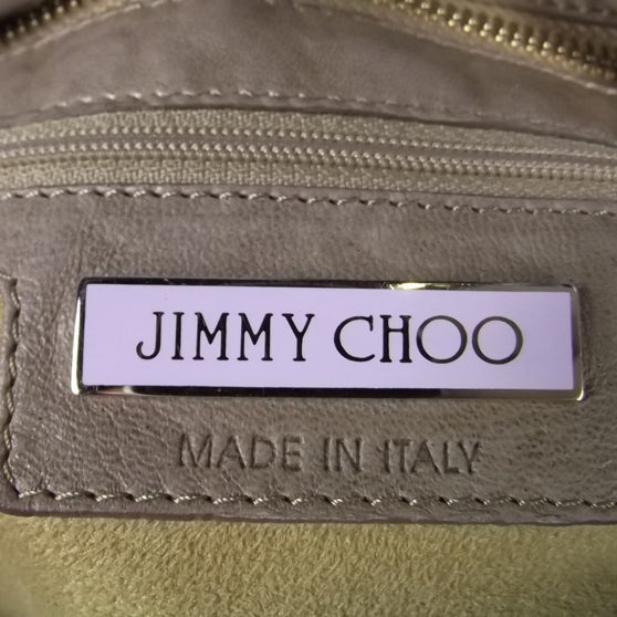 Jimmy Choo Leather Perforated Bardia Shoulder Bag 7 of 8