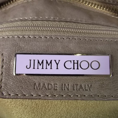 Jimmy Choo Leather Perforated Bardia Shoulder Bag 7 of 8
