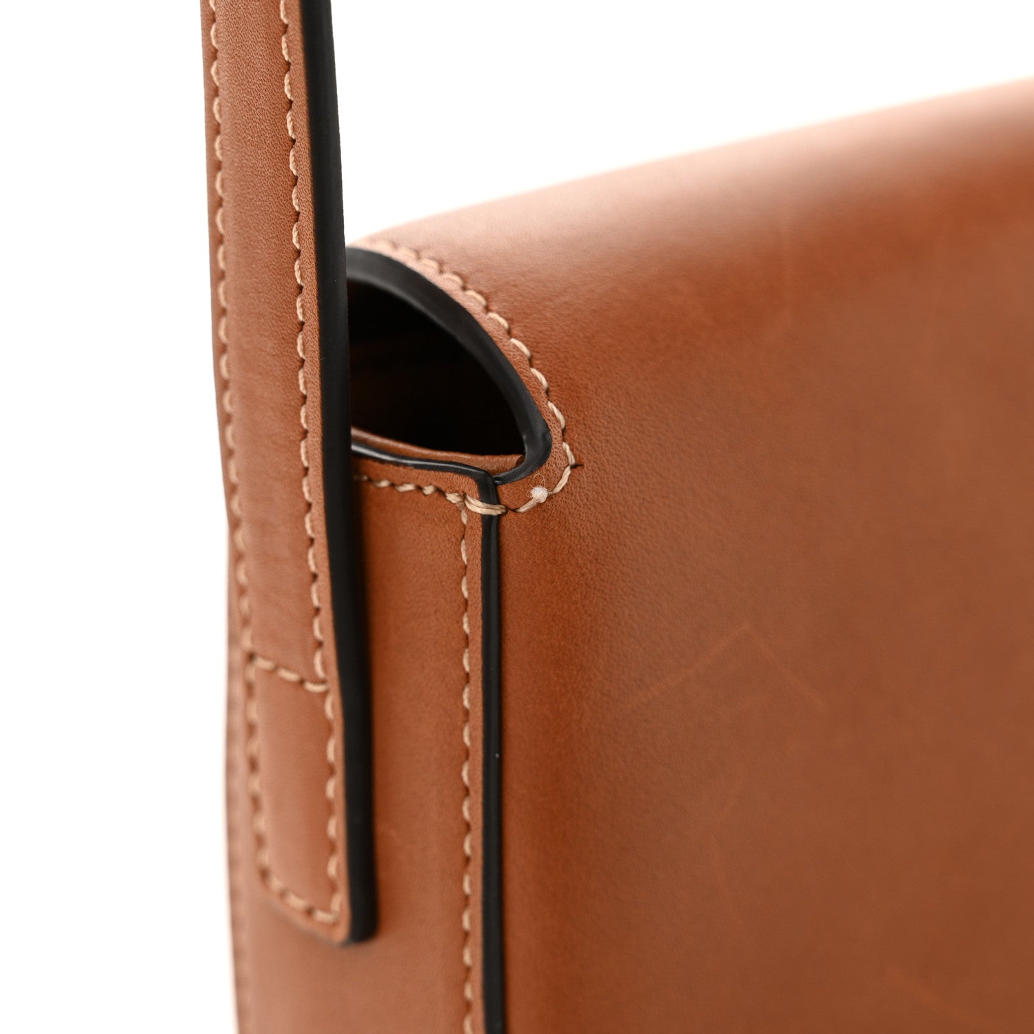 Celine Natural Calfskin Triomphe Shoulder Bag Tan 12 of 12