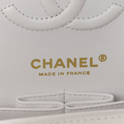 Chanel Caviar Quilted Small Double Flap White 8 of 9
