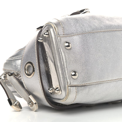 Gucci Metallic Calfskin Romy Boston Silver 12 of 17