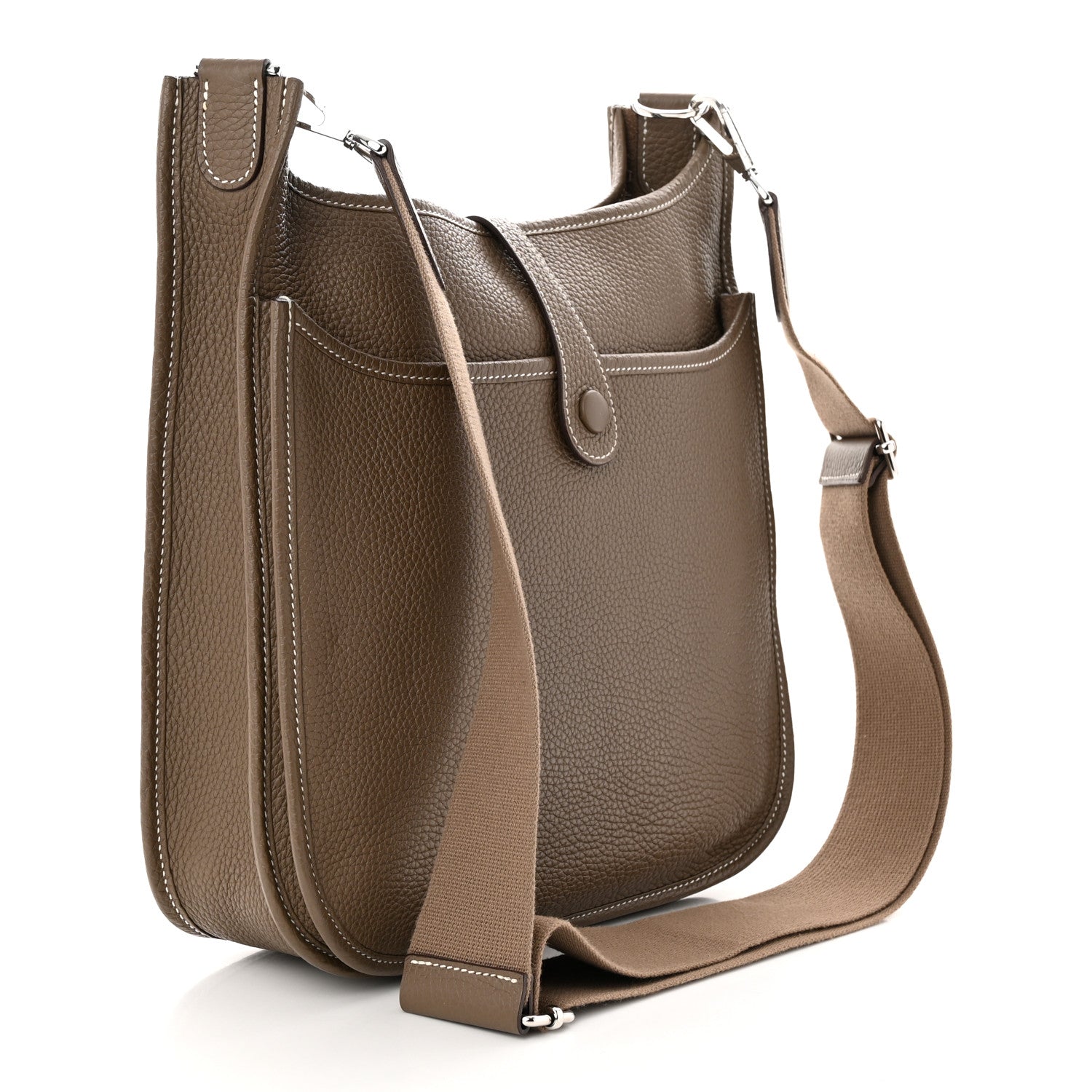 Hermes Taurillon Clemence Evelyne III PM Etoupe 3 of 11