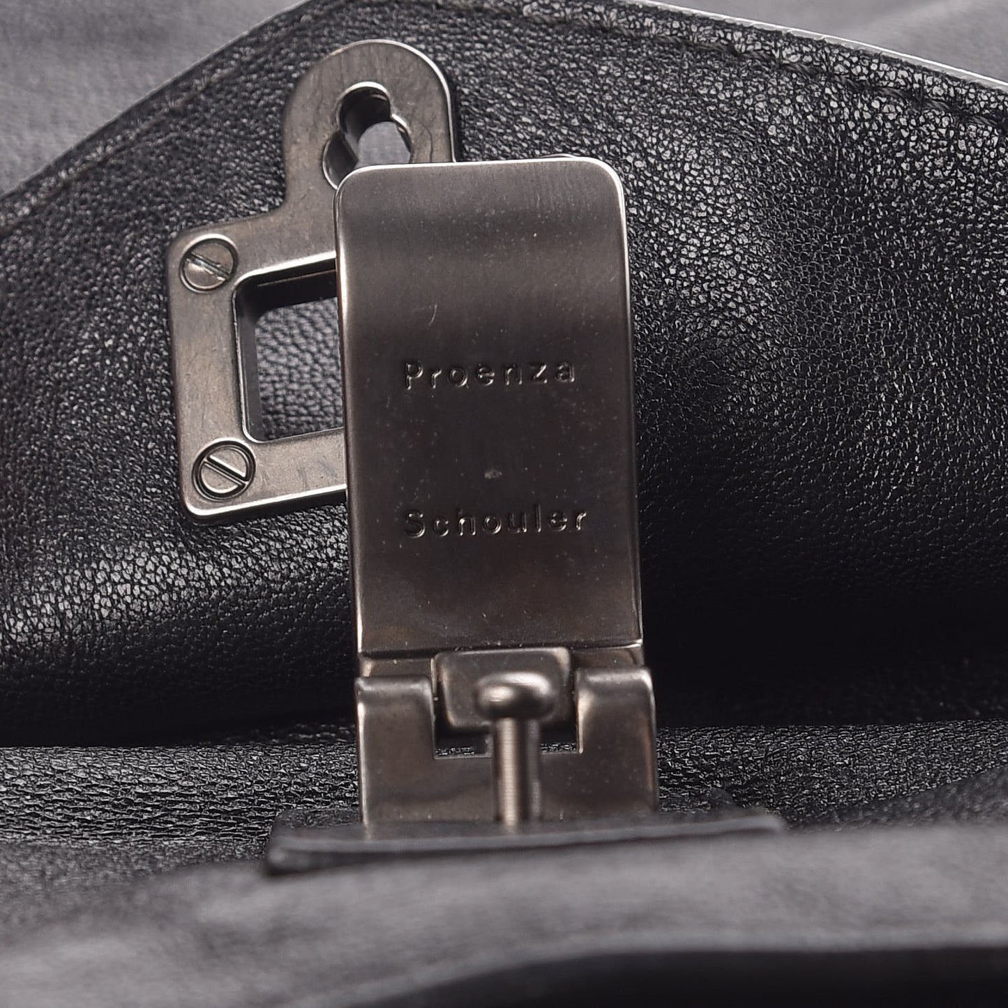 Lambskin Medium PS1 Satchel Black