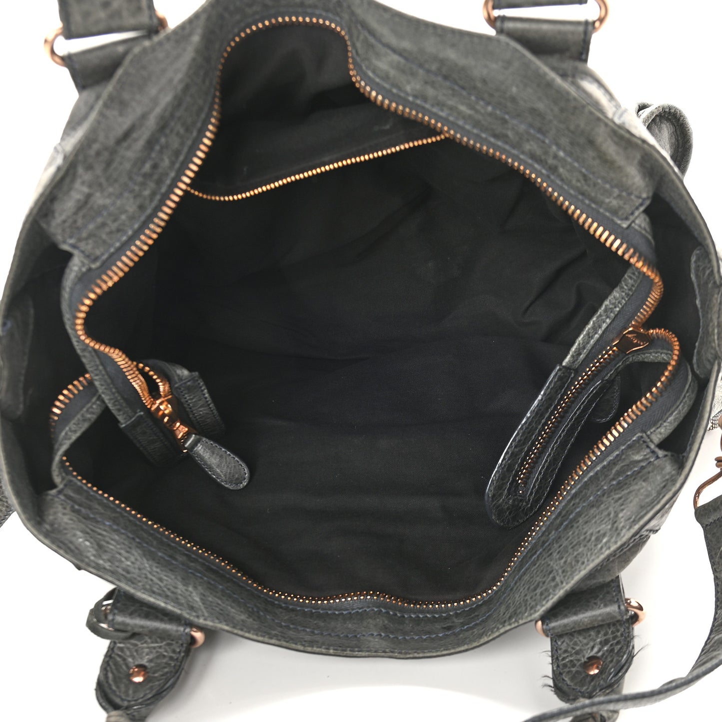 Agneau Giant 21 Rose Gold Hardware Part Time Anthracite