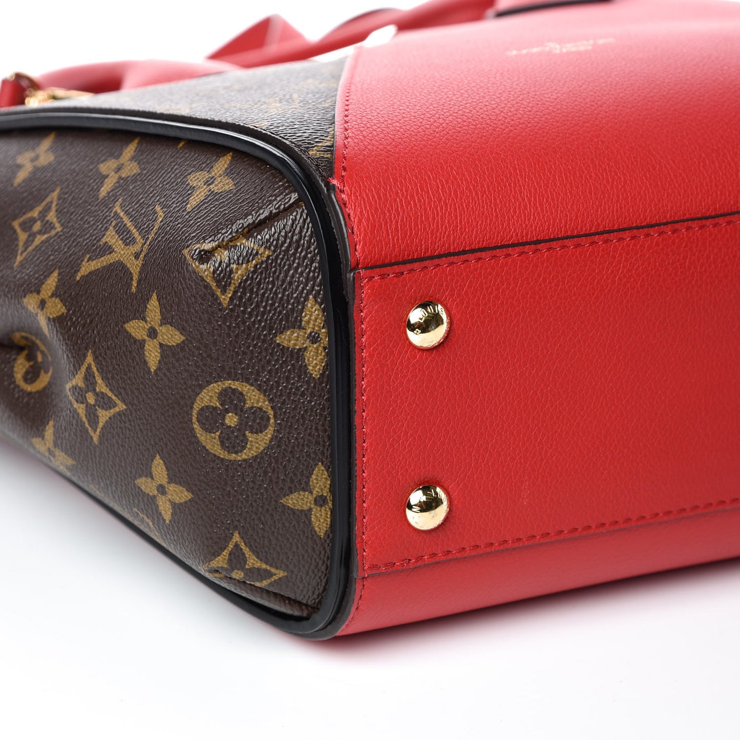 Calfskin Monogram Kimono Tote PM Cherry
